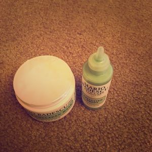 Mario Badescu collagen mask and cellulite drops